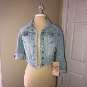 Highway Jeans crop jean jacket size medium